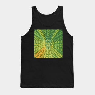 Electroluminated Skull Radiate - Lemon Lime Tank Top